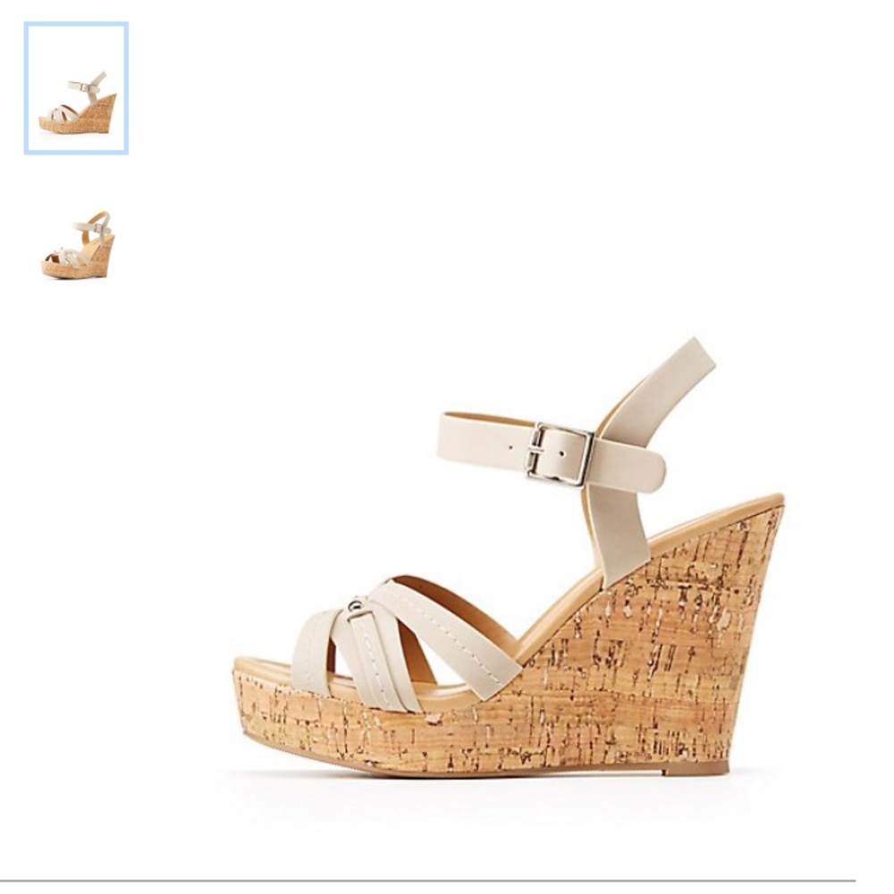 Charlotte Russe soda wedges size 5.5